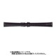 LR-A 13mm-9mm カーフR寸長 ブラック [時計バンド]