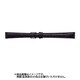 LNH-A 12mm-9mm NH型押ワニ寸長 ブラック [時計バンド]