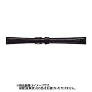 LNH-A 12mm-9mm NH型押ワニ寸長 ブラック [時計バンド]