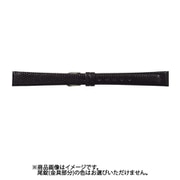 LT-A 12mm-9mm トカゲ寸長 ブラック [時計バンド]
