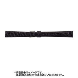LT-A 13mm-9mm トカゲ寸長 ブラック [時計バンド]