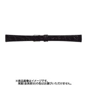 LW-A 11mm-9mm 腹ワニ寸長 ブラック [時計バンド]