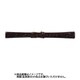 LW-B 10mm-7.5mm 腹ワニ寸長 ダークブラウン [時計バンド]