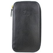 ラウンド長財布 IL BISONTE C0442/153 Black