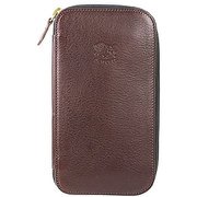 ラウンド長財布 IL BISONTE C0442/455 D.Brown