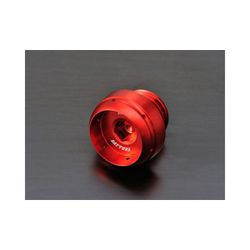 アルミビレットオイルフィラーキャップ（BULLETタイプ） M20×P2.5 レッド 98399