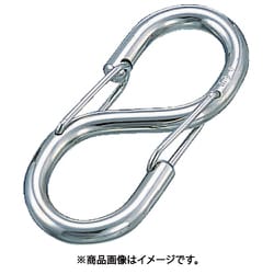 B-647 [水本 ステンレス Sカンフック 線径8mm 長さ99mm （849-1064） 1個]