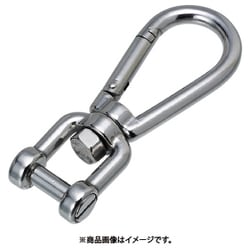 水本 ステンレス スナップフックシャックル 線径5mm長さ72mm 1個 BB-5