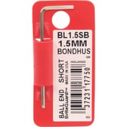 BL1.5SB [ボンダス ボールポイント・L-レンチ ショート メッキ 1.5mm]