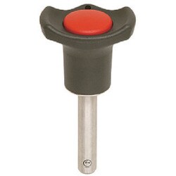 kipp ボールロックピン 樹脂グリップタイプ BLP06020-SUS