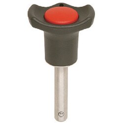 kipp ボールロックピン 樹脂グリップタイプ BLP08020-SUS