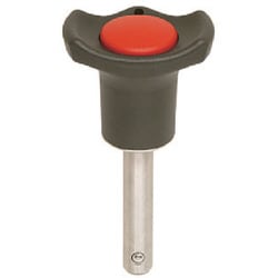 kipp ボールロックピン 樹脂グリップタイプ BLP08040-SUS