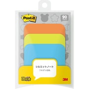 ポスト・イット シルエットノート 強粘着タイプ フキダシ四角 SSS-FKS