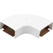 C3032 [マサル メタルモール付属品 フラットエルボ C型 ホワイト]