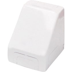 C3082 [マサル メタルモール付属品 コーナーボックス C型 ホワイト]