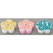 Vari キッチンスポンジ 3色セット フラワー