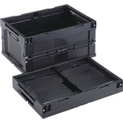 CBE-S41A-BK [リス 導電性折りたたみコンテナーCB-S41A 黒]