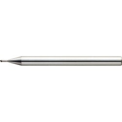 ユニオンツール 2枚刃超仕上加工用ロングネックボールエンドミル ボール半径R0.2×有効長1.2×刃長0.32×首径0.38 CBN-LBSF2004-012