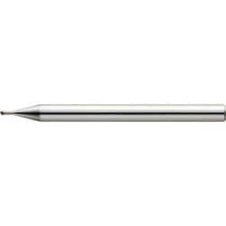 ユニオンツール 2枚刃超仕上加工用ロングネックボールエンドミル R0.75×有効長2.5×刃長0.9×首径1.46×全長50 CBN-LBSF2015-025
