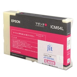 互換リサイクルインクカートリッジ エプソン ICM54L マゼンタ（顔料） Lサイズ 簡易包装 JIT-E54ML