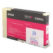 互換リサイクルインクカートリッジ エプソン ICM54L マゼンタ(顔料) Lサイズ 簡易包装 JIT-E54ML