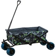 フォールディング キャリーカート ブロックチェック グレー