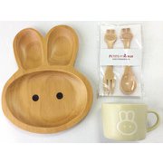 プチママン キッズ食器3点ギフトセット ラビット