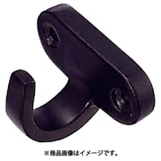 CHC-40B [水本 ステンレス エレガンスフック ブラック 高さ25mm 1個]