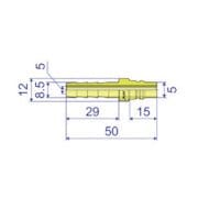 CKC02PH2 [ナック クイックカップリング KC型 真鍮製 金型冷却水用 ホース取付用]