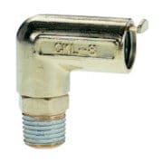 チヨダ タッチコネクターエルボコネクター 金属 4mm・R1/4 CKL-4-02