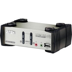 CS1732B [ATEN KVMP[[TM上]]スイッチ 2ポート/VGA/USB2.0ハブ2ポート OSD搭載]