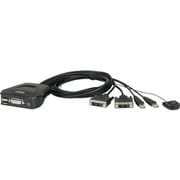 CS22D [ATEN KVMスイッチ 2ポート/USB/DVI/ケーブル一体型]