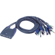 CS64US [ATEN KVMスイッチ 4ポート/USB/ ケーブル一体型]