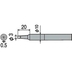 CXR-80RT-3D [グット 替こて先3D型 CXR-60/80用]