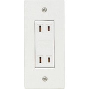 DCH222 [マサル エムケーダクト付属品 ダクトコンセント 2号 2個用平行 ホワイト]