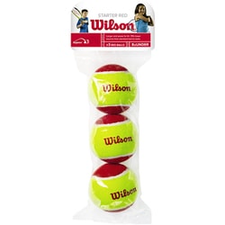ヨドバシ.com - ウィルソン Wilson STARTER RED （スターター レッド） テニスボール ノンプレッシャーボール  WRT137001 3個入り STAGE 3 RED対応 [ジュニア用 硬式テニスボール] 通販【全品無料配達】