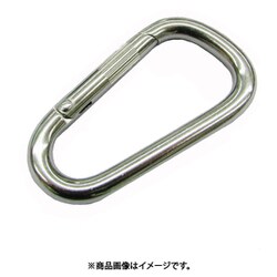 ステンレス スナップフックDE型 線径8mm長さ80mm DE-8