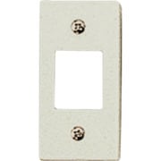 DHF113 [マサル エムケーダクト付属品 DCホルダー 1号 1個用 ミルキーホワイト(取付枠同梱)]