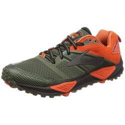 brooks cascadia 12 mens orange
