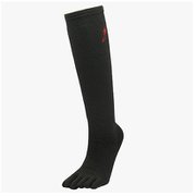 ウール混・スーパースキー(ホット) CS-3L ブラック Mサイズ(24-26cm) [スキーソックス ユニセックス]