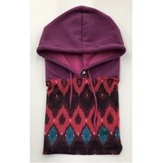 HOODIE POLAR BUFF 108129 MAIHAI / AMARANTH [アウトドア ネックウォーマー フード付き]