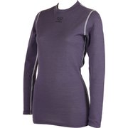 Long sleeve Crew neck WOMAN BDV002 007 PURPLE Sサイズ [アウトドア カットソー レディース]