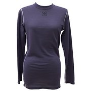 Bandavej Long sleeve Crew neck WOMAN BDV002 007 PURPLE Mサイズ [アンダーウェア レディース]