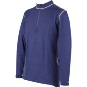 Bandavej Half-Zip Long Sleeve MAN BDV003 006 OCEAN Lサイズ [アウトドア カットソー メンズ]