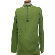 Half-Zip Long Sleeve MAN BDV003 009 LIME Lサイズ [アウトドア カットソー メンズ]