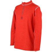 Bandavej Half-Zip Long Sleeve MAN BDV003 005 ORANGE Lサイズ [アウトドア カットソー メンズ]