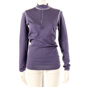 Bandavej Half-Zip Long Sleeve WOMAN BDV003 007 PURPLE Lサイズ [アウトドア カットソー メンズ]