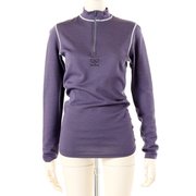 Bandavej Half-Zip Long Sleeve WOMAN BDV003 007 PURPLE Mサイズ [アウトドア カットソー メンズ]