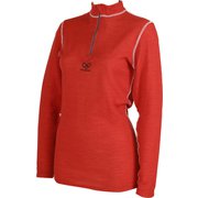 Half-Zip Long Sleeve WOMAN BDV003 005 ORANGE Sサイズ [アウトドア カットソー メンズ]