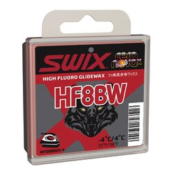 SWIX HF8 高フッ素グライドワックス 40g ヨドバシ.com - スウィックス SWIX ハイフッソWAX Black Wolf